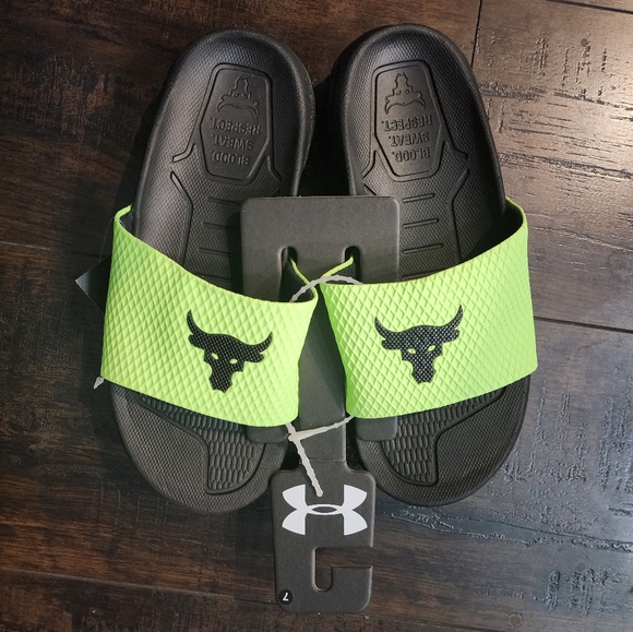 Under Armour Shoes Mens Project Rock Slides Poshmark